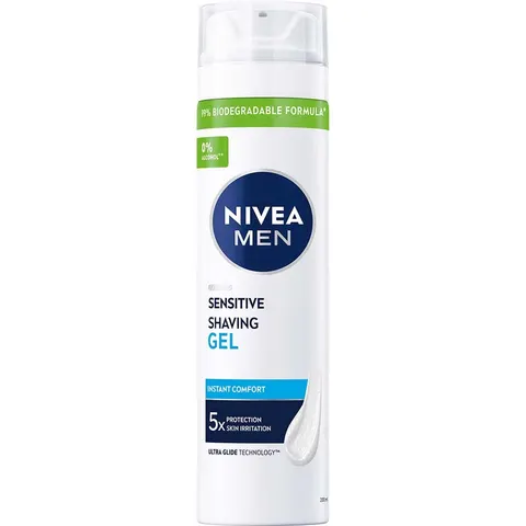NIVEA MEN Sensitive Shaving Gel 200 ml – zdjęcie 1