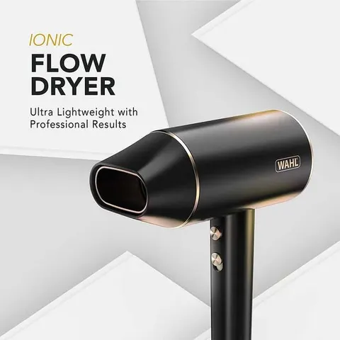 Secador de pelo Wahl Flow Ionic 3404-0470 Negro – imagen 1