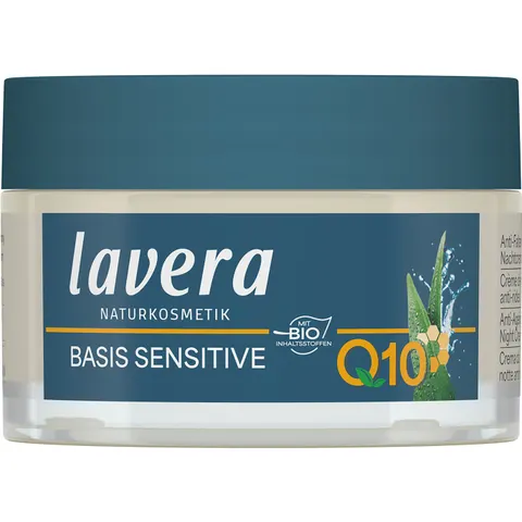 Lavera Basis Sensitive Q10 night cream 50 Milliliter – afbeelding 1