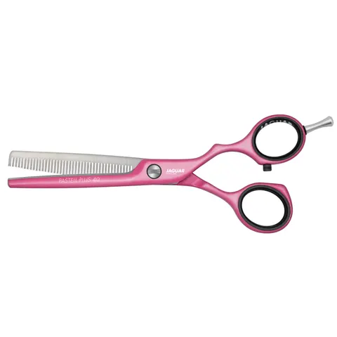Jaguar White Line Modellierschere Pastell Plus Offset ES 40 – Rosa – Bild 1