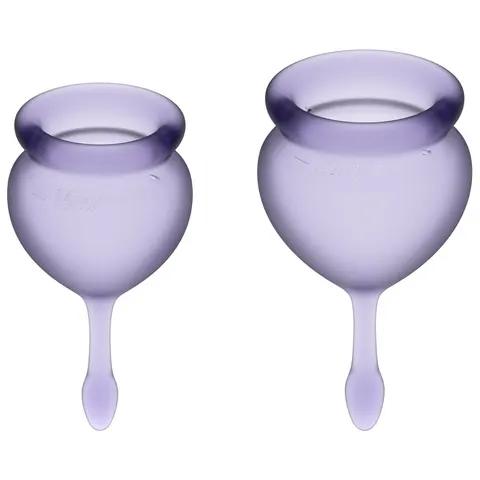 SATISFYER Feel Good Copa Menstrual Lila 2 uds – imagen 1