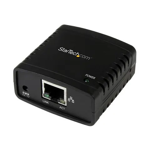 StarTech 10/100 Mbit/s Ethernet LPR Printserver USB2.0 – afbeelding 1