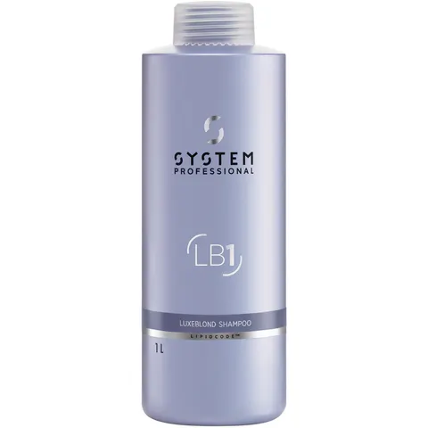 Wella System Professional Luxeblond Shampoo 1000ml – afbeelding 1