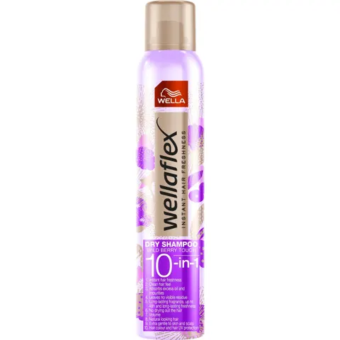Wella Styling Wellaflex Dry Shampoo Berry Touch 180 ml – Bild 1