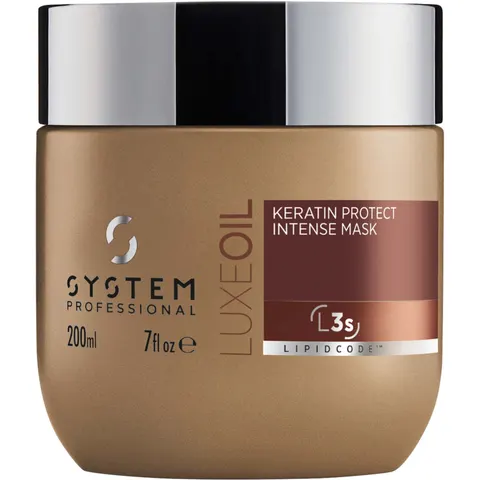 200ml System Professional LipidCode Luxeoil Keratin Protect Intense Mask – Bild 1