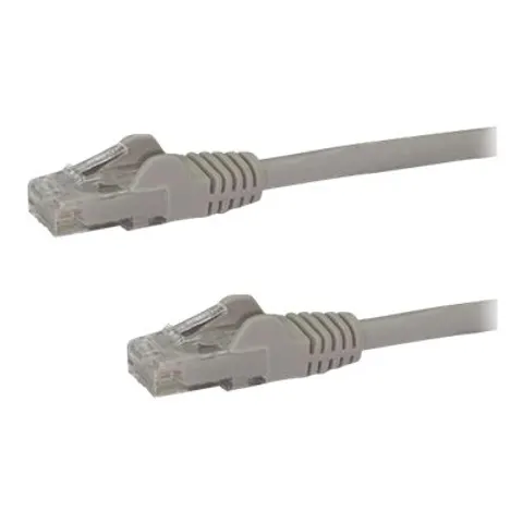 Cat6 patchkabel met snagless RJ45 connectors, 5 m, grijs – afbeelding 1