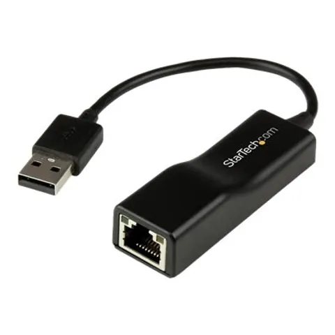 StarTech.com USB 2.0 to 10/100 Mbps Ethernet Network Adapter Dongle - USB Network Adapter - USB 2.0 Fast Ethernet Adapter - USB NIC (USB2100) - Networ – image 1