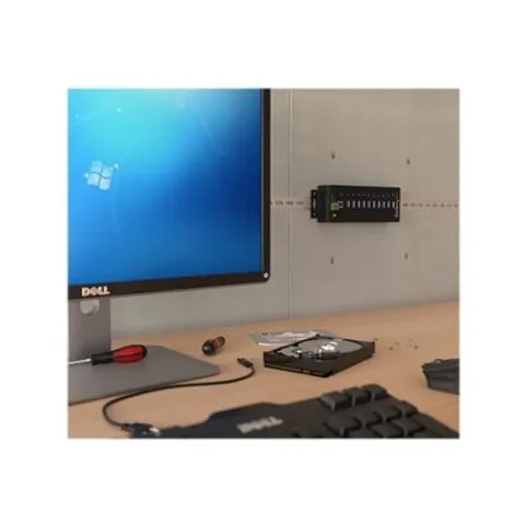 StarTech.com Concentrador Industrial USB 3.0 de 10 Puertos – imagen 1