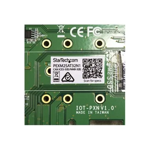 StarTech.com Tarjeta Adaptadora PCI Express 3.0 de 3 Puertos M.2 para SSD – imagen 1
