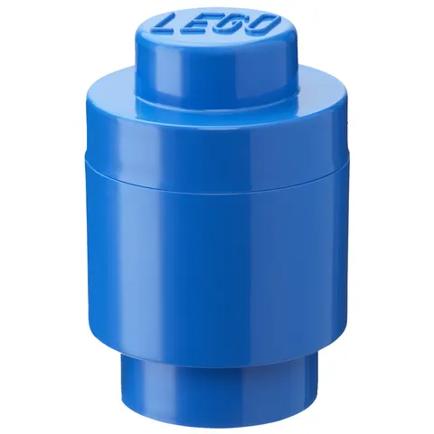 LEGO Storage Brick 1 Stud Round - BLUE – image 1