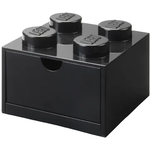 LEGO Desk Drawer 4 Stud - Black – image 1