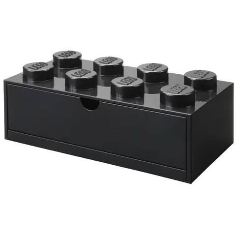 LEGO Desk Drawer 8 Stud - Black – image 1