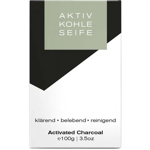 Klar Seifen Activated Charcoal Face Soap 100 g – Bild 1