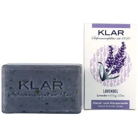 Klar Seifen Scrub Soap - Lavender 100 g – Bild 1