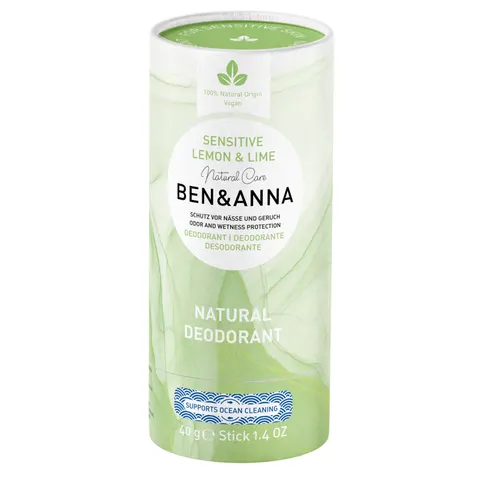 Ben & Anna Deostick Sensitive Lemon & Lime 40 gr – afbeelding 1