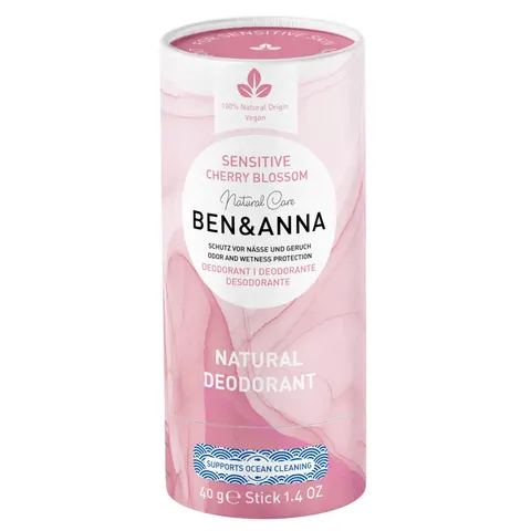 BEN&ANNA Sensitive Cherry Blossom déodorant solide 40 g – image 1