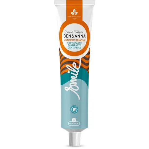 BEN & ANNA - Toothpaste (Tube) Cinnamon Orange (with Fluoride) 75ml – image 1