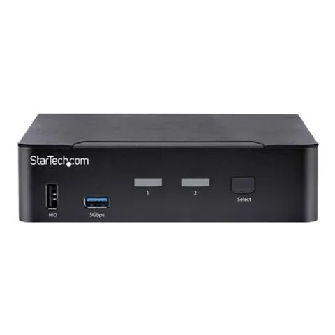 StarTech 2 poorts USB-C KVM Switch - DisplayPort 4K 60Hz HDR – afbeelding 1