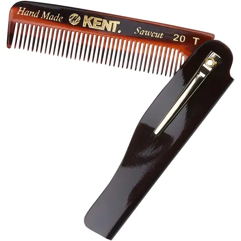 Kent 20T All Fine Folding Pocket Comb – image 1