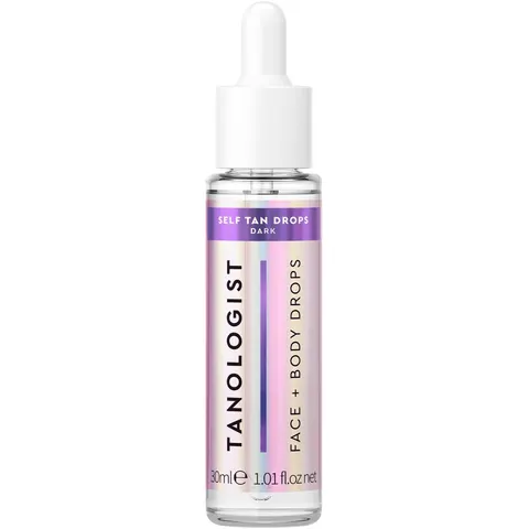 Tanologist Self Tan Drops Face + Body Drops 30 ml - Dark – afbeelding 1