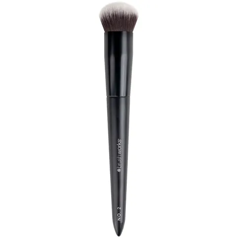 Brushworks No. 2 Buffing Foundation Brush – 1 szt. – zdjęcie 1