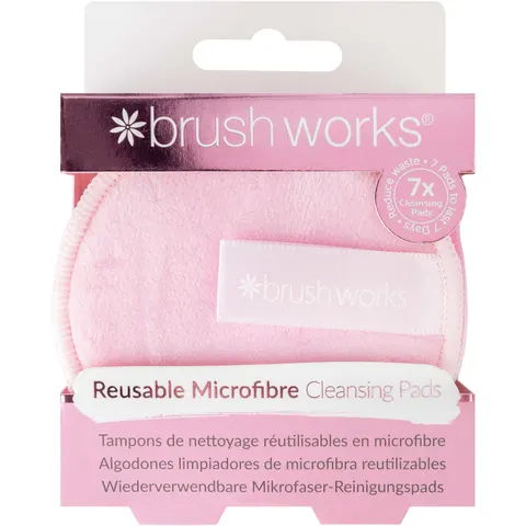 Brushworks Reusable Microfibre Cleansing Pads dischetti struccanti – immagine 1