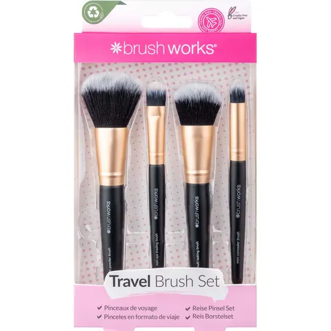 Brushworks Travel Makeup Brush Set – image 1