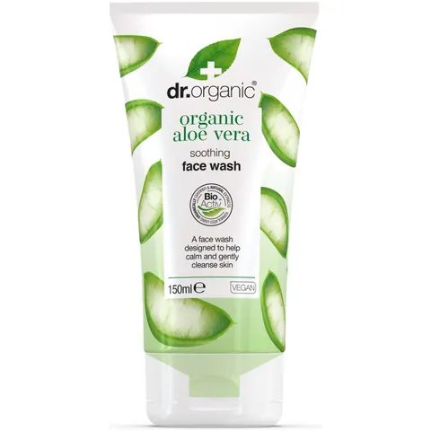 Dr. Organic Aloe Vera Face Wash 150 ml – image 1