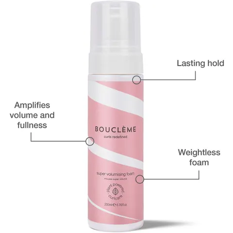 Bouclème Super Volumising Foam Mousse, 200 ml – afbeelding 1