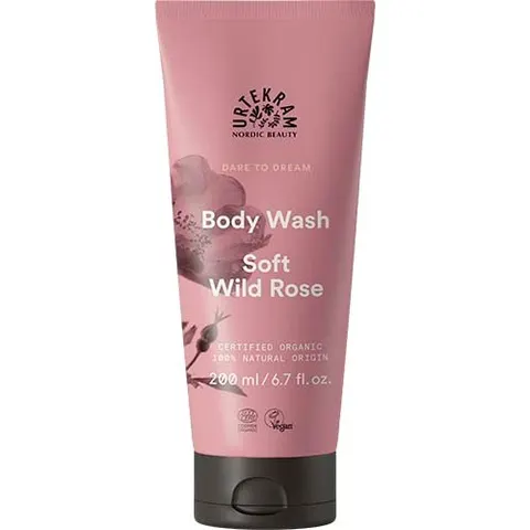 Urtekram Soft Wild Rose Douchegel 200 ml – afbeelding 1