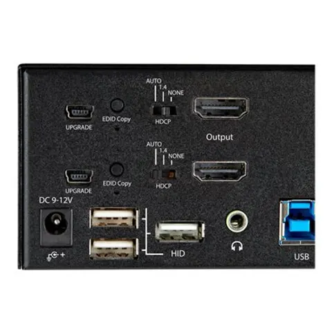 StarTech.com SV231DHU34K6 switch per keyboard-video-mouse (kvm) Nero (SV231DHU34K6) – immagine 1
