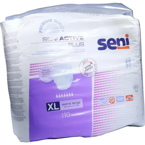 SENI ACTIVE PLUS Inkontinenzslip XL 10 St – Bild 1