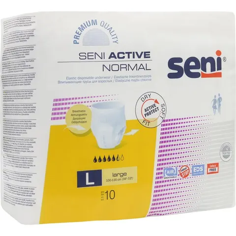 Seni Active Inkontinenzpants normal L 10 St Windeln – Bild 1