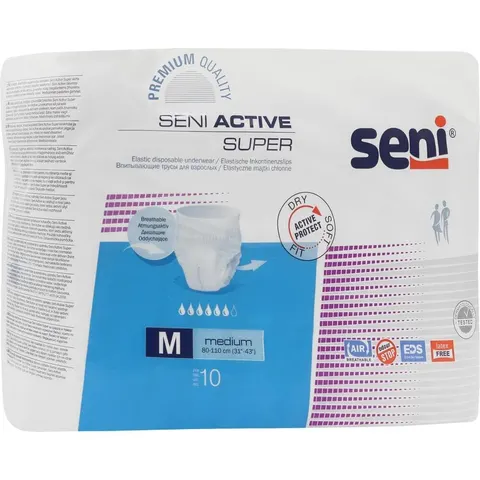 Seni Active Inkontinenzpants super M 10 St – Bild 1