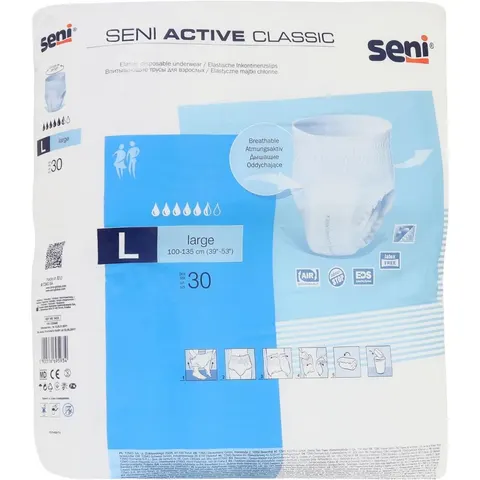 SENI Active Classic Inkontinenzslip Einm.large 30 St – Bild 1