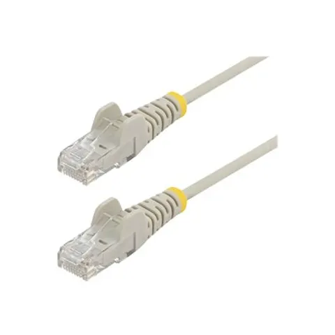 StarTech.com Cable Cat6 de 2m - Delgado - con Conectores RJ45 sin Enganches - Gris – imagen 1