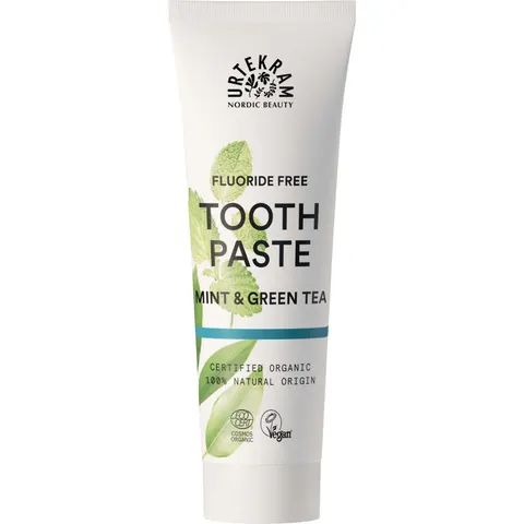 75ml URTEKRAM Fluoride Free Whitening Tooth Paste Mint & Green Tea – Bild 1