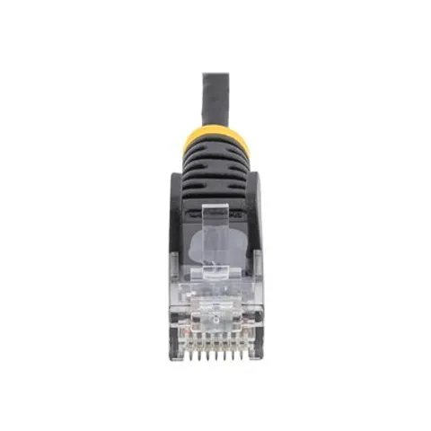 StarTech.com Cable Cat6 de 3m - Delgado - con Conectores RJ45 sin Enganches - Negro – imagen 1