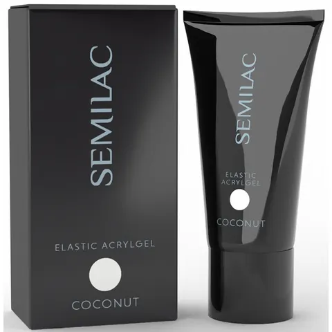 SEMILAC Elastic Acrylgel Coconut – 30 g – zdjęcie 1