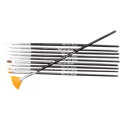 NEONAIL Nail Art Brushes brush set for nails 10 pc – image 1