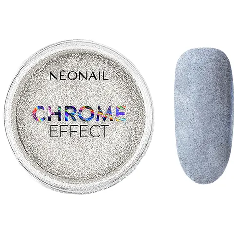NEONAIL Chrome Effect Silver No. 03 – 2 g – zdjęcie 1