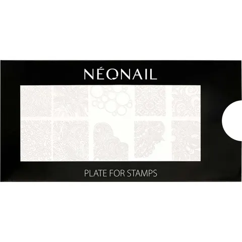 NEONAIL Stamping plate 01 – 1 szt. – zdjęcie 1