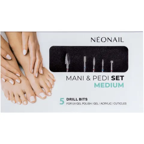NEONAIL Drill Set Medium – 5 szt. – zdjęcie 1