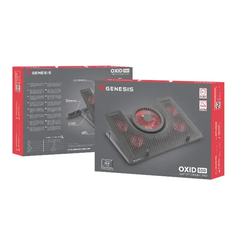 Genesis Notebook Kühler OXID 550 (15,6"- 17,3") – Bild 1