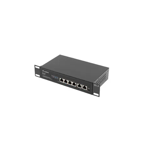 Lanberg Switch 4X100MB POE+/2x 100MB RSFE-4P-2FE-60 – zdjęcie 1
