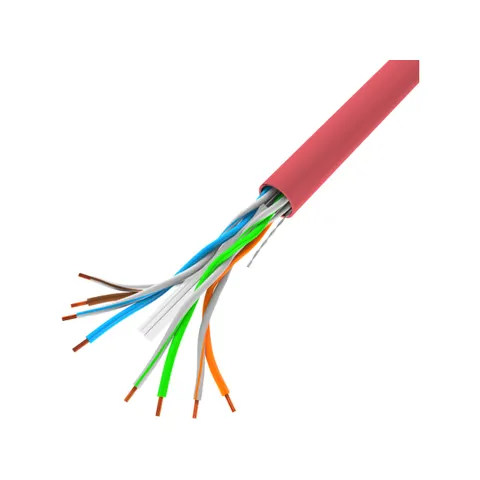 LANBERG LAN-Kabel 1Gb/s 305m Solid CCA rot – Bild 1