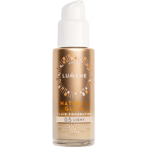 Lumene Glow Fluid Foundation SPF20 0.5 Light – Ljus 30 – Bild 1