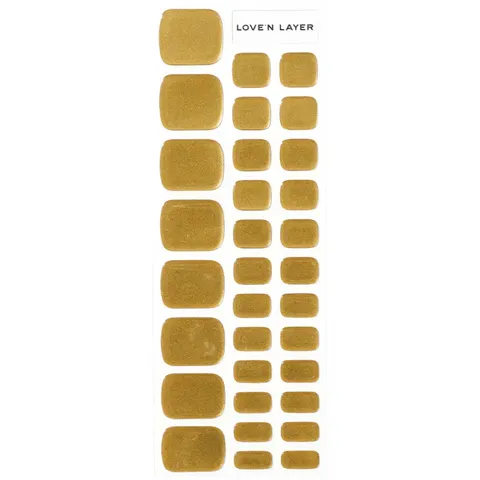 Love'n Layer Metallic Toe Shiny Gold – Guld – Bild 1