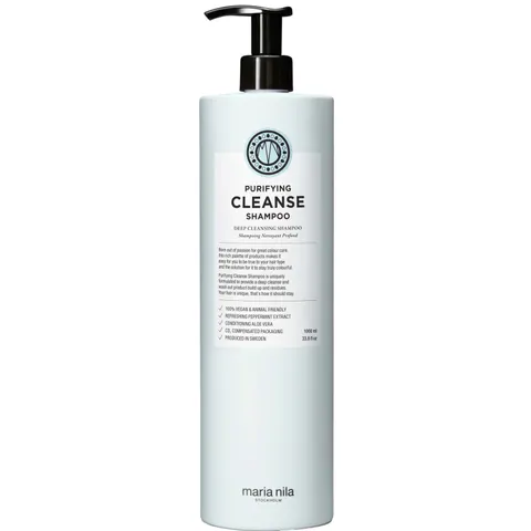 Maria Nila Purifying Cleanse Shampoo Deep Cleansing 1000mL – image 1