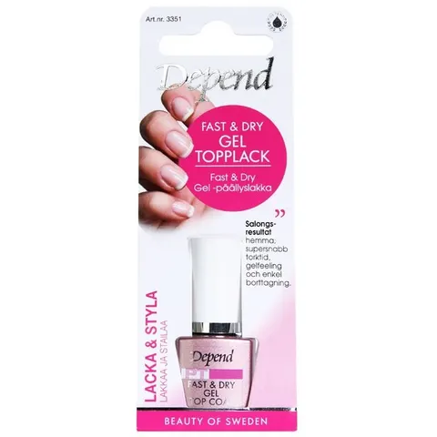 Depend Fast & Dry Gel Top Coat – Bild 1